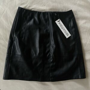 NWT MINKPINK Faux Leather Skirt | S